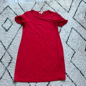 MK ruffle sleeve dress